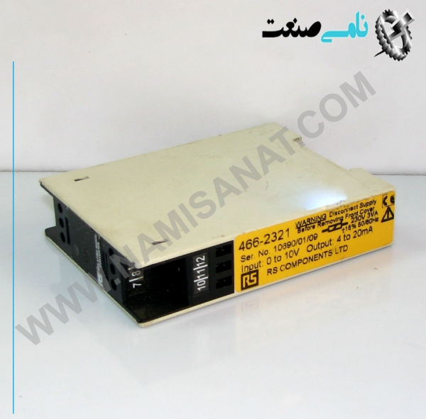 RS COMPONENTS LTD 466-2321, RS COMPONENTS LTD 466-2321,RS COMPONENTS LTD 466-232,RS COMPONENTS LTD 466-23,RS COMPONENTS LTD 466-2,RS COMPONENTS LTD 466-,RS COMPONENTS LTD 466,RS COMPONENTS LTD 46,RS COMPONENTS LTD 4,RS COMPONENTS LTD ,RS COMPONENTS LT,RS COMPONENTS L,RS COMPONENTS ,RS COMPONENT,RS COMPONEN,RS COMPONE,RS COMPON,RS COMPON,RS COMPO,RS COMP,RS COM,RS CO,RS C,RS,R,ind.power,برق صنعتی , ,نامی صنعت,تجهیزات صنعتی برق صنعتی,namisanat,نامی صنعت,تجهیزات صنعتی,نمایندگی فروش سایر برند ها,نمایندگی فوش ایر برند های ABB,IFM,RS PRO 0 → 10 V Input, 4 → 20 mA Output,RS Pro isolating signal ,converters for converting a range of process signals into standard active and, passive transmission current or voltage signals., AC supply voltage, Fully isolated – Input/Supply/Output, Signals conditioned before being fed through opto-isolating circuit, Red LED power ON indicator,