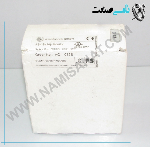AC032S, AC032S,AC032,AC03,AC0,AC,A, ,نامی صنعت,تجهیزات صنعتی برق صنعتی,namisanat,نامی صنعت,تجهیزات صنعتی,نمایندگی فروش سایر برند ها,نمایندگی فوش ایر برند های ABB,IFM,پترو شیمی ,فولاد,شرکت بازرگانی,ind.power,برق صنعتی ,AS-i safety monitor Screw terminal Extended functionality and integrated safe slave for triggering a safe AS-i output 2-channel Configuration and setup by configuration software ASIMON V3.0 Complies with the requirements: EN ISO 13849-1: category 4 PL e,Bus system AS-Interface IEC 61508: SIL 3