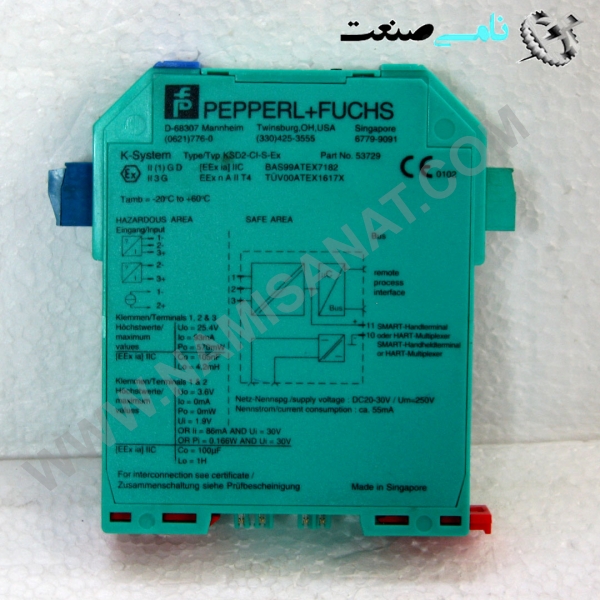 KSD2-CL-S-EX, kFD2-E82,kFD2-E8,kFD2-E,kFD2-,kFD,kF,k, namisanat,نامی صنعت,تجهیزات صنعتی,نمایندگی فروش سایر برند ها,نمایندگی فوش ایر برند های ABB,IFM,پترو شیمی ,فولاد,شرکت بازرگانی,Ind.automation,اتوماسیون صنعتی, ind.electronics,الکترونیک صنعتی, MEASUREMENT ,&INSTRUMENT,اندازه گیری و ابزار دقیق ind.power,برق صنعتی , Induction welding,,جوش القایی,KSD2-BL-4,KSD2-BL-,KSD2-BL,KSD2-B,KSD2-,KSD,KS,k,K, hydraulic-pneumatic,,هیدرولیک-پنوماتیک,KFD2-SOT2-EX1.LB,KFD2-SOT2-EX1.,KFD2-SOT2-EX,KFD2-SOT2-E,KFD2-,KFD2-S,KFD,KF,K,KFD2-ST2-EX2,KFD2-ST2-EX,KFD2-ST2-E,KFD2-ST2-,KFD2-ST,KF,KFD,K, واردات قطعات , Flow Sensor , سنسور جریان,HDA4745-A-400-000,HDA4745-A-400-00,HDA4745-A-400,HDA4745-A-40,HDA4745-A-4,HDA4745-A-,HDA4745-A,HDA4745-,HDA474,HDA47,HDA4,HDA,HD,H,KFD2-PT2-EX1,KFD2-PT2-EX,KFD2-PT2-E,KFD2-PT2-,KFD2-PT2,KFD2-PT,KFD2-P,KFD2-,KFD2,KFD,KF,K,Potentiometer Converter KFD2-PT2-Ex1,KSD2-Bl-EX,KSD2-Bl-E,KSD2-Bl-,KSD2-Bl,KSD2-B,KSD2-,KSD,KS,K, < 1-channel isolated barrier < 24 V DC supply (Power Rail),KFD2-STC4-EX1,KFD2-STC4-E,KFD2-STC4-,KFD2-STC4,KFD2-ST,KFD2-S,KFD2-,KFD2,KFD,KF,K, < Potentiometer input < Voltage output 0 V ... 10 V,KFD2-SR2-EX2 ,KFD2-SR2-EX2,KFD2-SR2-EX,KFD2-SR2-E,KFD2-SR2-,KFD2-SR,KFD2-S,KFD2-,KFD,KF,K,Switch Amplifier KFD2-SR2-Ex2.W < 2-channel isolated barrier < 24 V DC supply (Power Rail),SMART Transmitter Power Supply,KSD2-CL-S-EX,KSD2-CL-S,KSD2-C,KSD2,K,KS, KFD2-STC4-Ex1.2O,KSD2-CL-,KSD2-C,KSD2-KSD2,KSD,KS,K, < 1-channel isolated barrier < 24 V DC supply (Power Rail) < Input 2-wire and 3-wire SMART transmitters and 2-wire SMART current sources < Signal splitter (1 input and 2 outputs) < Dual output 0,4 mA ... 20 mA < Terminal blocks with test sockets < Up to SIL 3 acc. to IEC 61508 < Dry contact or NAMUR inputs < Relay contact output < Line fault detection (LFD) < Reversible mode of operation < Up to SIL 2 acc. to IEC 61508,IEC 61511  < Lead resistance compensation adjustment < Accuracy 0.05 % < Up to SIL 2 acc. to IEC 61508,KFD2-RR-EX,KFD2-RR-E,KFD2-RR-,KFD2-RR,KFD2-R,KFD2-,KFD2,KFD,KFD2-RR-EX1KF,K,,• 1-channel isolated barrier • 24 V DC supply (Power Rail) • Resistance and RTD input (Pt100, Pt500, Pt1000) • Resistance output • Accuracy ,KFD2-STC4-EX120,KFD2-STC4-EX12,KFD2-STC4-EX1,KFD2-STC4-EX,KFD2-STC4-E,KFD2-S,KFD2-STC4,KFD2-,KFD2-STC,KFD2-S,KFD2-,KF,K, • Line fault detection (LFD) for Pt100 • Housing width 12.5 mm