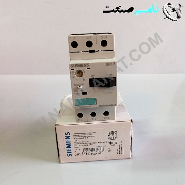 3RV1011-1GA10, 3RV1011-1GA10,CIRCUIT-BREAKER SIZE S00, FOR MOTOR PROTECTION, CLASS 10, A-REL. 4.5...6.3A, N-REL. 82A SCREW TERMINAL, STANDARD SWITCHING CAPACITY