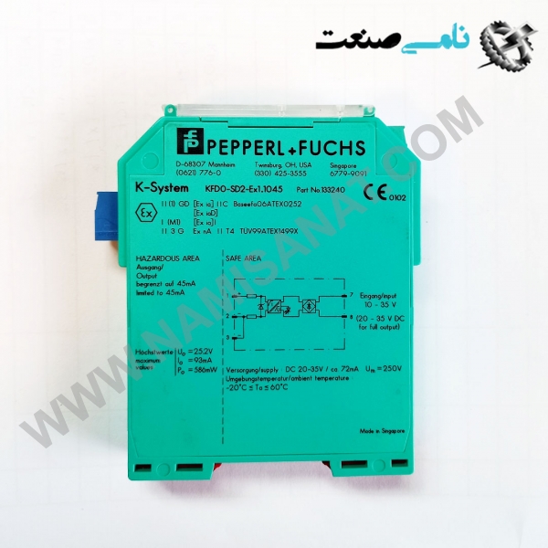 KFDO-SD2-EX1.1045,  واردات قطعات ,PEPERL FUCHS نامی صنعت,تجهیزات صنعتی,نمایندگی فروش سایر برند ها,نمایندگی فوش ایر برند های ABB,NAMISANAT,IFM,پترو شیمی ,فولاد,شرکت بازرگانی,نامی ,صنعت, سسایر سیستم ها,سیستم ها ,وکانکتور,مانیتور ind.electronics,الکترونیک صنعتی, MEASUREMENT ,&INSTRUMENT,اندازه گیری و ابزار دقیق ind.power,برق صنعتی , Induction welding,,جوش القایی, hydraulic-pneumatic,,هیدرولیک-پنوماتیک, واردات قطعات , KFD2-UT-EX1,KFD2-UT-EX,KFD2-UT,KFD2,KFD,KF, KFDO-SD2-EX1.1045,KFDO-SD2-EX1.104,KFDO-SD2-EX1.10,KFDO-SD2-EX1.KFDO-SD2-EX,KFDO-SD2,KFDO-S,KFDO,K, relay