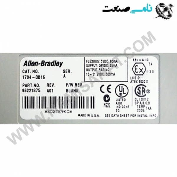 1794-0B16, واردات قطعات ,PEPERL FUCHS نامی صنعت,تجهیزات صنعتی,نمایندگی فروش سایر برند ها,نمایندگی فوش ایر برند های ABB,NAMISANAT,IFM,پترو شیمی ,فولاد,شرکت بازرگانی,نامی ,صنعت, سسایر سیستم ها,سیستم ها ,وکانکتور,مانیتور  ind.electronics,الکترونیک صنعتی,Encoders MEASUREMENT ,&INSTRUMENT,اندازه گیری و ابزار دقیق ind.power,برق صنعتی , Induction welding,,جوش القایی, hydraulic-pneumatic,,هیدرولیک 1794-0B16,1794-0B1,1794-0B,1794-0,1794-,1794,179,17 ALLEN-BRADLEY