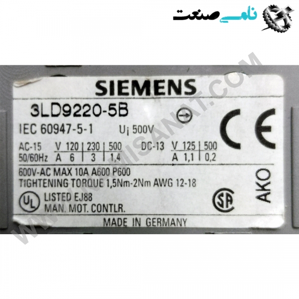 3LD9220-5B, واردات قطعات ,PEPERL FUCHS نامی صنعت,تجهیزات صنعتی,نمایندگی فروش سایر برند ها,نمایندگی فوش ایر برند های ABB,NAMISANAT,IFM,پترو شیمی ,فولاد,شرکت بازرگانی,نامی ,صنعت, سسایر سیستم ها,سیستم ها ,وکانکتور,مانیتور  ind.electronics,الکترونیک صنعتی,Encoders MEASUREMENT ,&INSTRUMENT,اندازه گیری و ابزار دقیق ind.power,برق صنعتی , Induction welding,,جوش القایی, hydraulic-pneumatic,,هیدرولیک 3LD9220-5B,3LD9220-5,3LD9220-,3LD9220,3LD922,3LD92,3LD9,3LD,3L SIEMENS SWITCH,DISCONNECTOR,SENTRON,IND.POWER,NAMISANAT.CO,OTHER SWITCH,GERMANY,CIRCUIT زیمنس,آلمانی,سوییچ,سوییچ دیسکانکتور,برق صنعتی,کلید,سایر سوییچ,