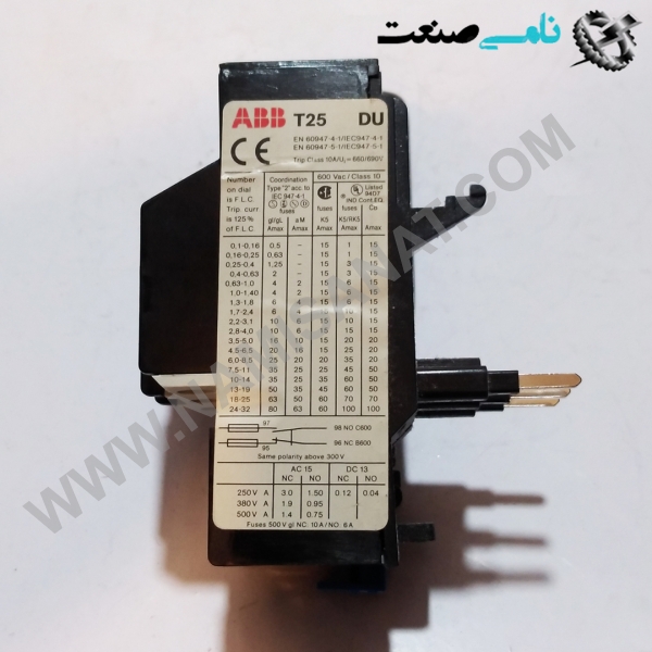 T25DU1.8, واردات قطعات ,PEPERL FUCHS نامی صنعت,تجهیزات صنعتی,نمایندگی فروش سایر برند ها,نمایندگی فوش ایر برند های ABB,NAMISANAT,IFM,پترو شیمی ,فولاد,شرکت بازرگانی,نامی ,صنعت, سسایر سیستم ها,سیستم ها ,وکانکتور,مانیتور  ind.electronics,الکترونیک صنعتی,Encoders MEASUREMENT ,&INSTRUMENT,اندازه گیری و ابزار دقیق ind.power,برق صنعتی , Induction welding,,جوش القایی, hydraulic-pneumatic,,هیدرولیک  T25DU1.8,T25DU1.,T25DU1,T25DU,T25D,T25,T2 ABB,CONTACTOR,CONNECTOR,SOCKET,IND.POWER,BIMETAL,thermal overload relay,NAMISANAT.CO,https:,,www.namisanat.com,per,,Contactor Relay,Block Contactor,AX09-30-01-80 220-230V50Hz,230-240V60Hz Contactor,Acessórios para Mini Contatores,Auxiliary Contact,Thermal Overload Relay ای بی بی,کنتاکتور,کنتاکتور ای بی بی,لوازم جانبی برای مینی کانکتور,کانکتور,سوکت,برق صنعتی,تماس کمکی,بی متال,رله کنتاکتور,رله اضافه بار حرارتی,