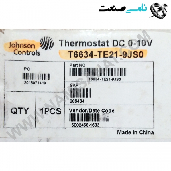T6634-TE21-9JS0, واردات قطعات ,PEPERL FUCHS نامی صنعت,تجهیزات صنعتی,نمایندگی فروش سایر برند ها,نمایندگی فوش ایر برند های ABB,NAMISANAT,IFM,پترو شیمی ,فولاد,شرکت بازرگانی,نامی ,صنعت, سسایر سیستم ها,سیستم ها ,وکانکتور,مانیتور  ind.electronics,الکترونیک صنعتی,Encoders MEASUREMENT ,&INSTRUMENT,اندازه گیری و ابزار دقیق ind.power,برق صنعتی , Induction welding,,جوش القایی, hydraulic-pneumatic,,هیدرولیک  T6634-TE21-9JS0,T6634-TE21-9JS,T6634-TE21-9J,T6634-TE21-9,T6634-TE21-,T6634-TE21,T6634-TE2,T6634-TE,T6634-T,T6634-,T6634,T663,T66 JOHNSON CONTROLS,SENSOR,MEASUREMENT & INSTRUMENT,TEMPERATURE SENSOR,THERMOSTAT,PHOTOELECTRC SENSOR,PROXIMITY SENSOR,VISION SENSOR,FORK SENSOR,NAMISANAT.CO,#THERMOSTAT,#TEMPERATURE SENSOR,#NAMI SANAT, سنسور,سنسور دما,سنسور دما و ترموستات,ترموستات,جانسون کنترل,اندازه گیری و ابزار دقیق,سنسور فتو الکتریک,سنسور مجاورت,سنسور بینایی,سنسور دو شاخه,جانسون,سنسور سیلندری,سنسور واکنش