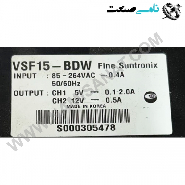 VSF15-BDW, واردات قطعات ,PEPERL FUCHS نامی صنعت,تجهیزات صنعتی,نمایندگی فروش سایر برند ها,نمایندگی فوش ایر برند های ABB,NAMISANAT,IFM,پترو شیمی ,فولاد,شرکت بازرگانی,نامی ,صنعت, سسایر سیستم ها,سیستم ها ,وکانکتور,مانیتور  ind.electronics,الکترونیک صنعتی,Encoders MEASUREMENT ,&INSTRUMENT,اندازه گیری و ابزار دقیق ind.power,برق صنعتی , Induction welding,,جوش القایی, hydraulic-pneumatic,,هیدرولیک  VSF15-BDW,VSF15-BD,VSF15-B,VSF15-,VSF15,VSF1,VSF,VS FINE SUNTRONIX,POWER SUPPLY,IND.AUTOMATION,SWITCHING POWER SUPPLY,MODULE,,NAMISANAT.CO,https:,,www.namisanat.com,per, پاور ساپلای,منبع تغذیه,اتوماسیون صنعتی,منبع تغذیه سوییچینگ,ماژول,