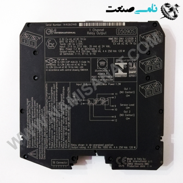 D5090S, واردات قطعات ,PEPERL FUCHS نامی صنعت,تجهیزات صنعتی,نمایندگی فروش سایر برند ها,نمایندگی فوش ایر برند های ABB,NAMISANAT,IFM,پترو شیمی ,فولاد,شرکت بازرگانی,نامی ,صنعت, سسایر سیستم ها,سیستم ها ,وکانکتور,مانیتور  ind.electronics,الکترونیک صنعتی,Encoders MEASUREMENT ,&INSTRUMENT,اندازه گیری و ابزار دقیق ind.power,برق صنعتی , Induction welding,,جوش القایی, hydraulic-pneumatic,,هیدرولیک  D5090S,D5090,D509,D50 GM INTERNATIONAL,GM,RELAY,IND.POWER,ITALY,OTHER RELAYS,SAFTEY RELAY,NAMISANAT,CO,https:,,www.namisanat.com,per, جی ام,جی اینترنشنال,رله,رله ایمنی,سایر رله ها,برق صنعتی,رله صنعتی,رله جی ام,ایتالیا,رله صنعتی جی ام