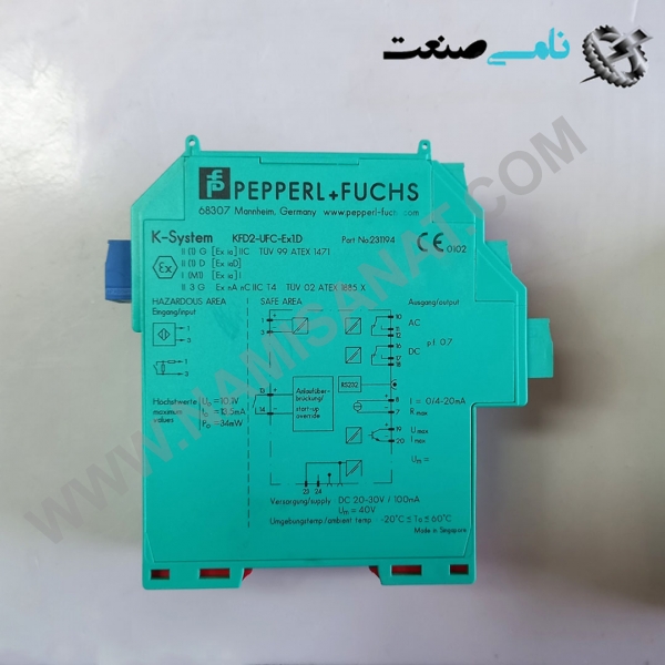 KFD2-UFC-EX1.D, واردات قطعات ,PEPERL FUCHS نامی صنعت,تجهیزات صنعتی,نمایندگی فروش سایر برند ها,نمایندگی فوش ایر برند های ABB,NAMISANAT,IFM,پترو شیمی ,فولاد,شرکت بازرگانی,نامی ,صنعت, سسایر سیستم ها,سیستم ها ,وکانکتور,مانیتور ind.electronics,الکترونیک صنعتی, MEASUREMENT ,&INSTRUMENT,اندازه گیری و ابزار دقیق ind.power,برق صنعتی , Induction welding,,جوش القایی, hydraulic-pneumatic,,هیدرولیک-پنوماتیک, واردات قطعات KFD2-UFC-EX1.D,KFD2-UFC-EX1,KFD2-UFC,KFD2-UF,KFD2-U,KFD2,KFD2-UF,KF,KFD2,K,  RELAY  P+F