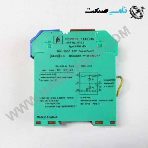 Z487/EX, واردات قطعات ,PEPERL FUCHS نامی صنعت,تجهیزات صنعتی,نمایندگی فروش سایر برند ها,نمایندگی فوش ایر برند های ABB,NAMISANAT,IFM,پترو شیمی ,فولاد,شرکت بازرگانی,نامی ,صنعت, سسایر سیستم ها,سیستم ها ,وکانکتور,مانیتور ind.electronics,الکترونیک صنعتی, MEASUREMENT ,&INSTRUMENT,اندازه گیری و ابزار دقیق ind.power,برق صنعتی , Induction welding,,جوش القایی, hydraulic-pneumatic,,هیدرولیک-پنوماتیک, واردات قطعات Z487,EX,Z487,E,Z487,Z48,Z4,Z, relay  p+f