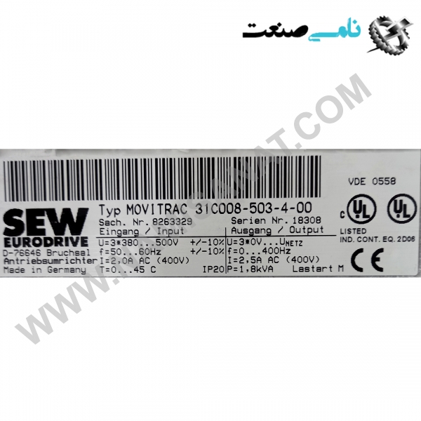 MOVITRAC31C008-503-4-00, واردات قطعات ,PEPERL FUCHS نامی صنعت,تجهیزات صنعتی,نمایندگی فروش سایر برند ها,نمایندگی فوش ایر برند های ABB,NAMISANAT,IFM,پترو شیمی ,فولاد,شرکت بازرگانی,نامی ,صنعت, سسایر سیستم ها,سیستم ها ,وکانکتور,مانیتور ind.electronics,الکترونیک صنعتی, MEASUREMENT , واردات قطعات MOVITRAC31C008-503-4-00,MOVITRAC31C008-503-4,MOVITRAC31C008-503,MOVITRAC31C008-50,MOVITRAC31C008,MOVITRAC31C00,MOVITRAC31C,MOVITRAC31,MOVITRAC,MOVITR,MOVIT,MOV,MO,M,  SEW