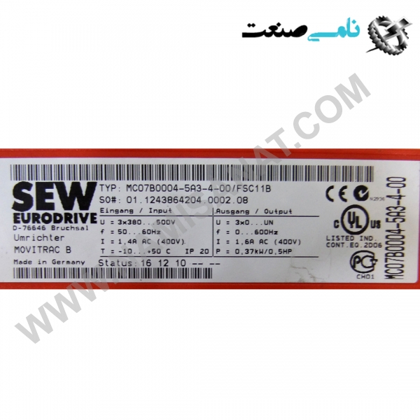 MC07B0004-5A3-4-00 FSC11B, واردات قطعات ,PEPERL FUCHS نامی صنعت,تجهیزات صنعتی,نمایندگی فروش سایر برند ها,نمایندگی فوش ایر برند های ABB,NAMISANAT,IFM,پترو شیمی ,فولاد,شرکت بازرگانی,نامی ,صنعت, سسایر سیستم ها,سیستم ها ,وکانکتور,مانیتور ind.electronics,الکترونیک صنعتی, MEASUREMENT , واردات قطعات MC07A004-2B1-4-00,MC07A004-2B1-4,MC07A004-2B1,MC07A004-2,MC07A0,MC07,MC,  DRIVE  SWE MC07B0004-5A3-4-00 FSC11B,MC07B0004-5A3-4-00 FSC11,MC07B0004-5A3-4-00 FSC,MC07B0004-5A3-4-00 F,MC07B0004-5A3-4,MC07B0004,MC07B,MC0,